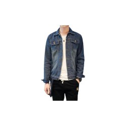 Dark-Wash Denim Jacket